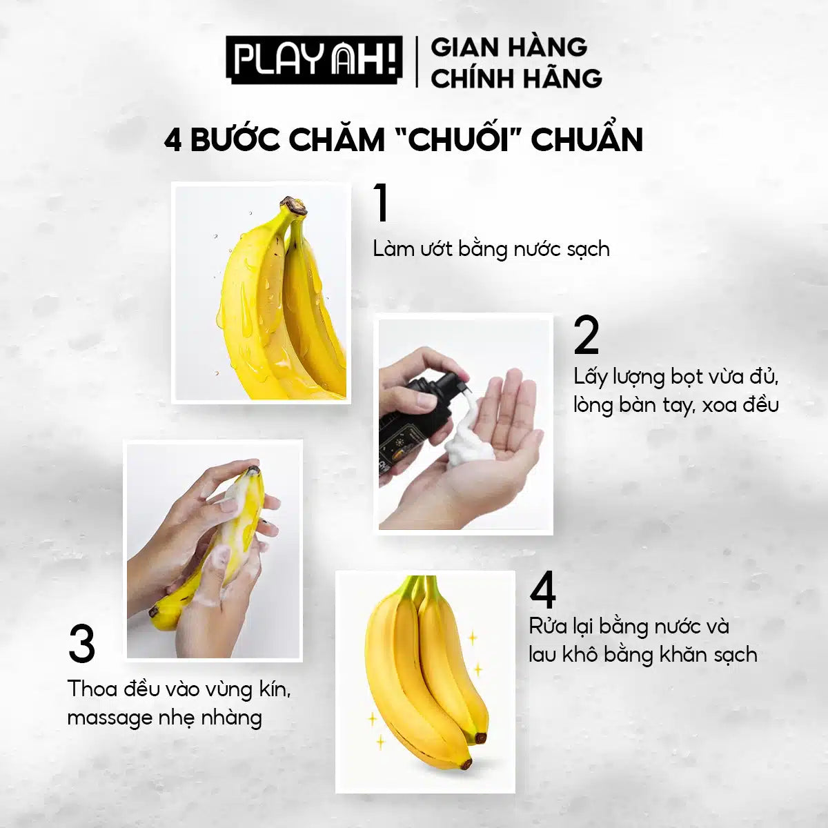 Dung Dịch Vệ Sinh Nam PlayAh hương nước hoa Franklin tạo bọt 100ml